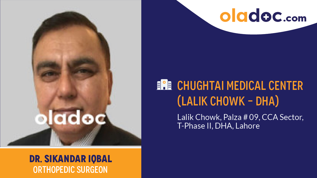 Practice locations of Dr.Sikandar Iqbal